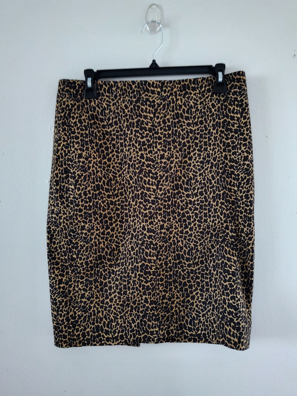 J. Crew Factory Leopard Print Pencil Skirt - Black & Tan